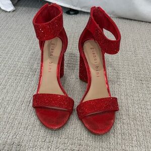 Gianni Bini Sparkling Red Heels